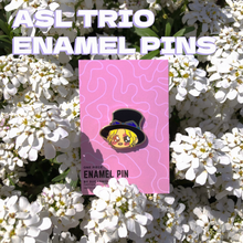 Load image into Gallery viewer, ASL Trio Enamel Pins
