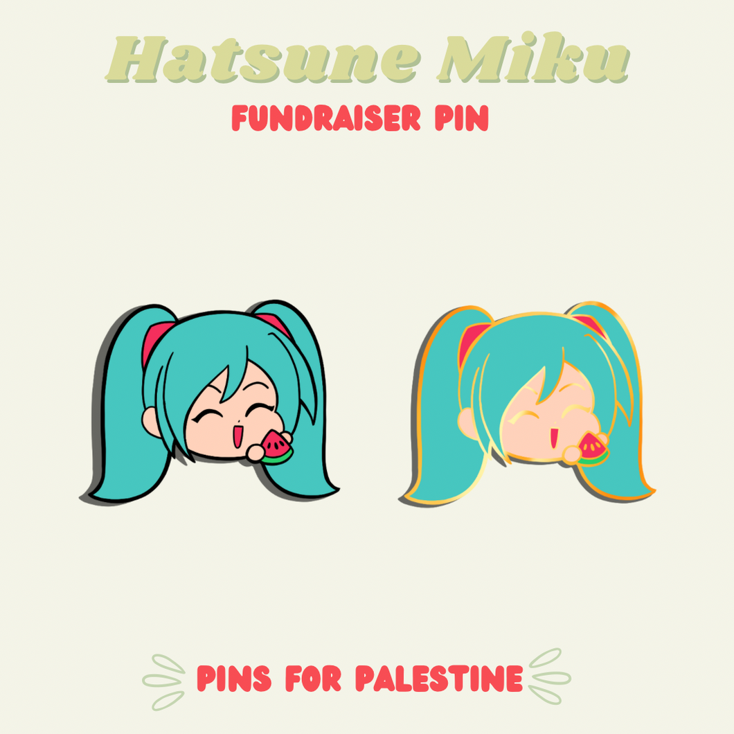 Miku Fundraiser Pin