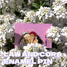 Load image into Gallery viewer, Cora &amp; Law Enamel Pin
