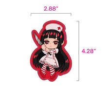 Load image into Gallery viewer, Hospitality Doll Nurse Sticker-White x Red
