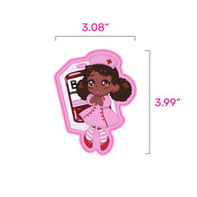 Load image into Gallery viewer, Hospitality Doll Nurse Sticker-Pink
