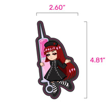 Load image into Gallery viewer, Hospitality Doll Nurse Sticker-Black
