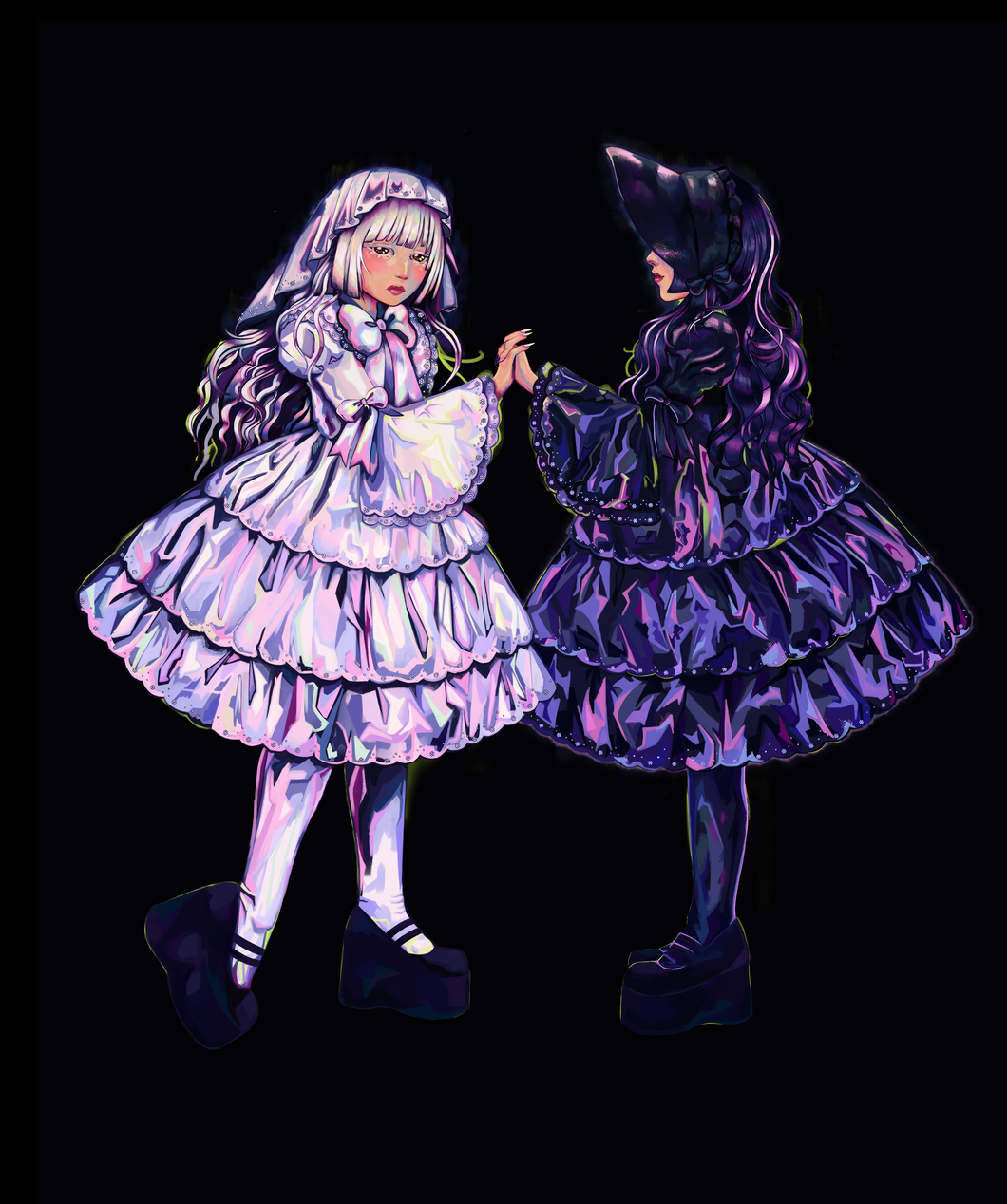 Gothic Lolita print